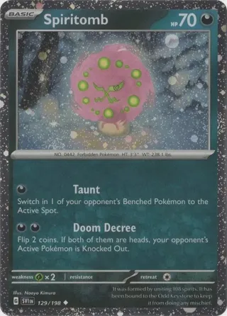 Spiritomb - 129/198 (Cosmos Holo)