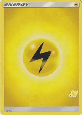 Lightning Energy (#21 Pikachu Stamped)