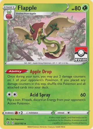 Flapple - 022/192 (League Promo)