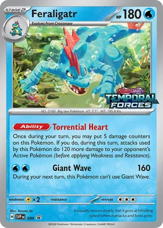 Feraligatr - 089 (Prerelease)