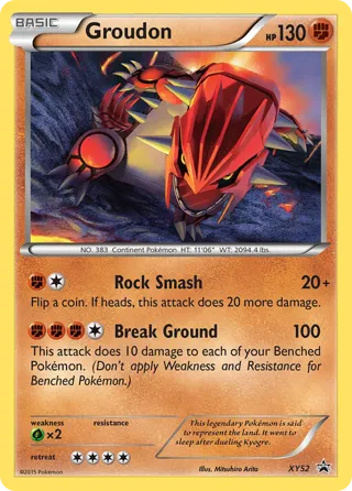 Groudon (XY Black Star Promo)