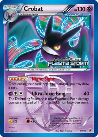 Crobat (Team Plasma) (Prerelease) [Staff]
