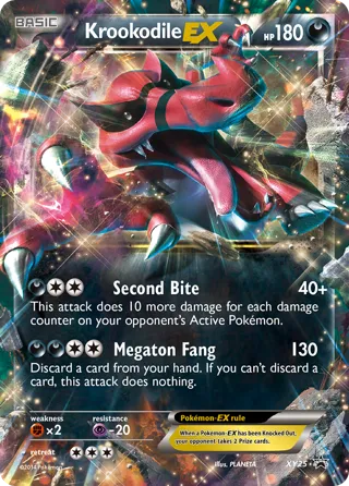 Krookodile EX - XY25