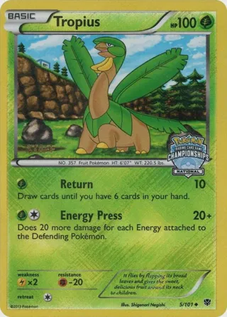 Tropius - 5/101 (National Championships) [Staff]