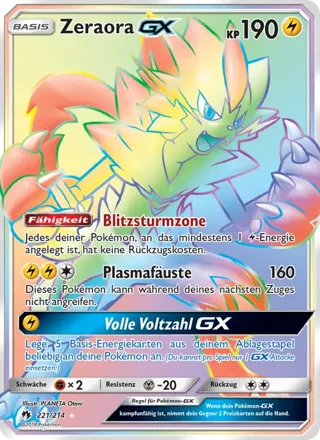 Zeraora GX