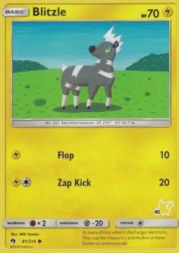 Blitzle (#45 Pikachu Stamped)
