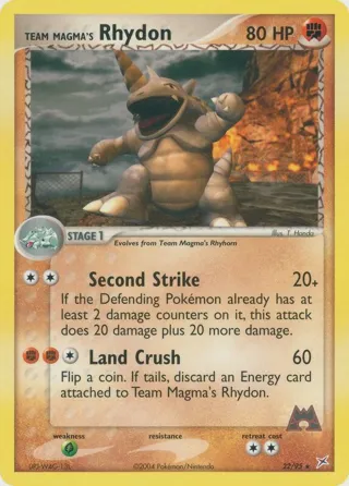 Team Magma's Rhydon - 22/95