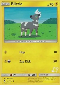 Blitzle (#1 Pikachu Stamped)