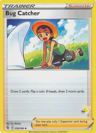 Bug Catcher - 226/264 (#46 Pikachu Stamped)