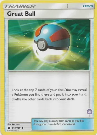 Great Ball (#21, Alolan Sandslash Half-Deck)