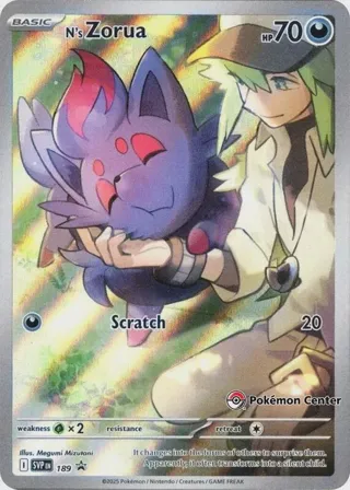 N's Zorua - 189 (Pokemon Center Exclusive)
