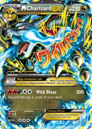 M Charizard EX - 69/106 (Form X)
