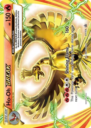 Ho-Oh BREAK - XY154 (XY Black Star Promo)