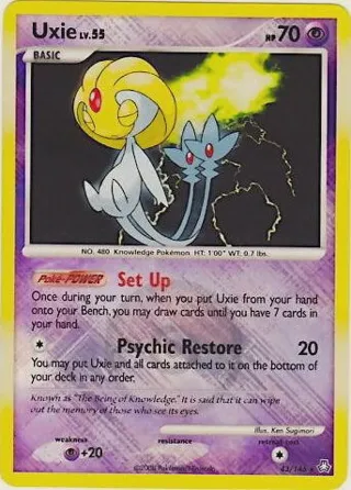 Uxie - 43/146 (League Promo)