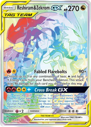 Reshiram & Zekrom GX (Secret)