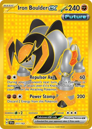 Iron Boulder ex - 217/162