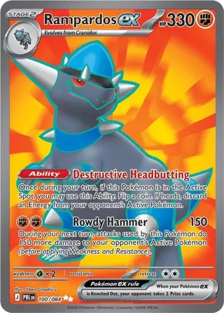 Rampardos ex - 100/084