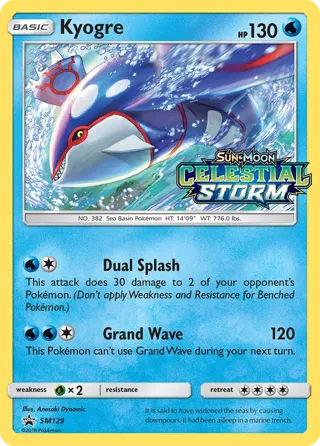Kyogre (Prerelease) [Staff]