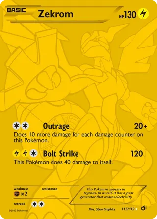 Zekrom (115 Full Art Secret Rare)
