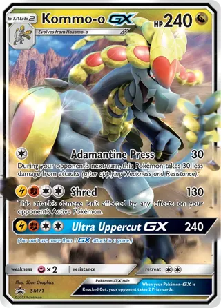 Kommo-o GX - SM71 (SM Black Star Promo)