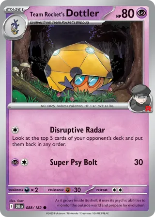 Team Rocket's Dottler