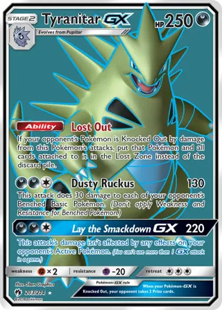 Tyranitar GX (Full Art)
