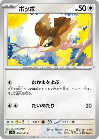 Pidgey (Poke Ball Pattern)