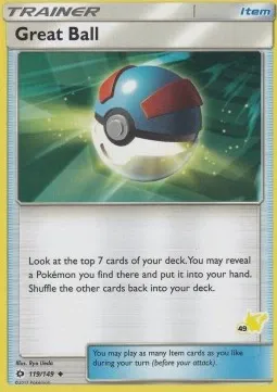 Great Ball (#49 Pikachu Stamped)