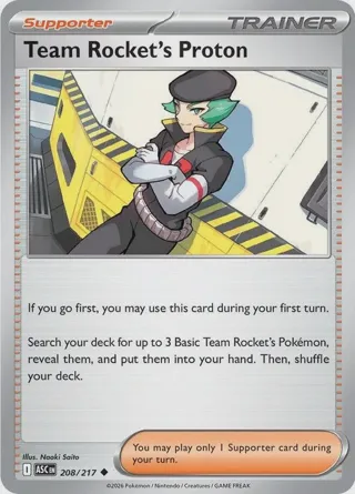 Team Rocket's Proton