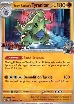 Team Rocket's Tyranitar (Prerelease)