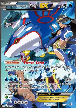 Team Aqua's Kyogre EX
