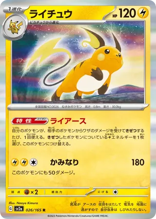 Raichu (Master Ball Pattern)