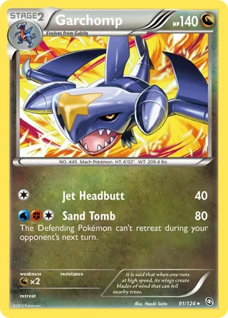 Garchomp - 91/124 (Cosmos Holo)