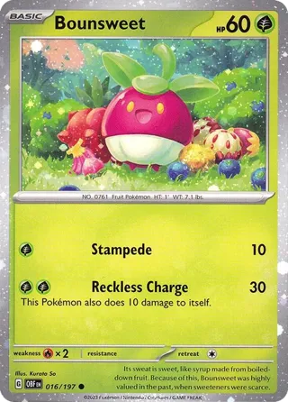 Bounsweet - 016/197 (Cosmos Holo)