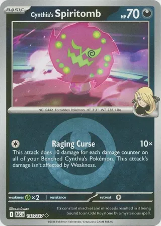 Cynthia's Spiritomb - 133/217 (Energy Symbol Pattern)