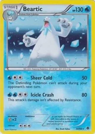 Beartic - 30/98 (Cracked Ice Holo)