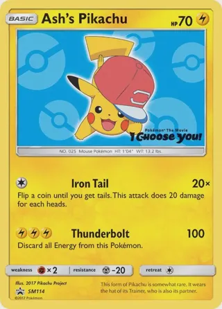 Ash's Pikachu - SM114