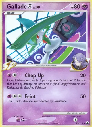 Gallade E4 - 20/111 (DPPt Rising Rivals)