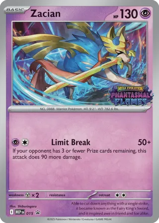 Zacian (Prerelease) [Staff]
