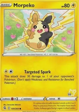 Morpeko (#23 Pikachu Stamped)