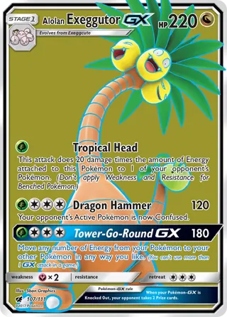 Alolan Exeggutor GX (Full Art)