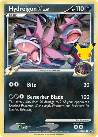 Hydreigon C - SWSH138