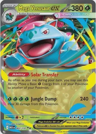 Mega Venusaur ex - 003/132
