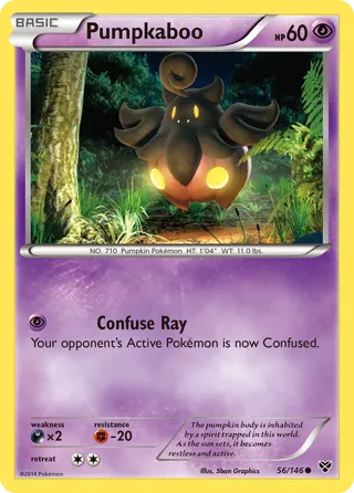 Pumpkaboo - 56/146 (Pokemon League) [3rd Place]