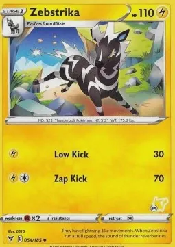 Zebstrika (#34 Pikachu Stamped)