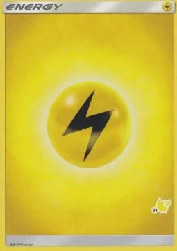 Lightning Energy (#21 Pikachu Stamped)