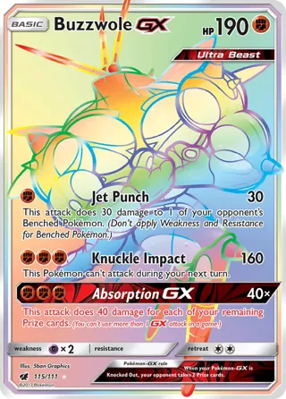 Buzzwole GX (Secret)