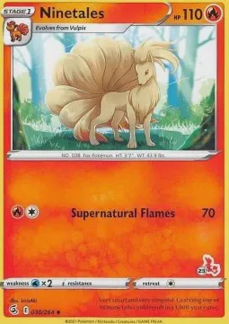 Ninetales (#23 Cinderace Stamped)