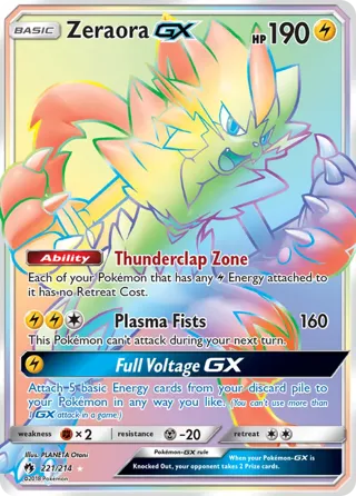 Zeraora GX (Secret)