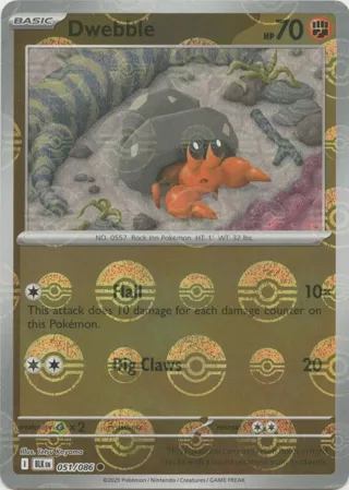 Dwebble (Poke Ball Pattern)